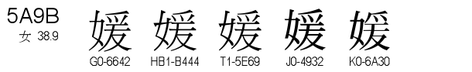 U+5A9B